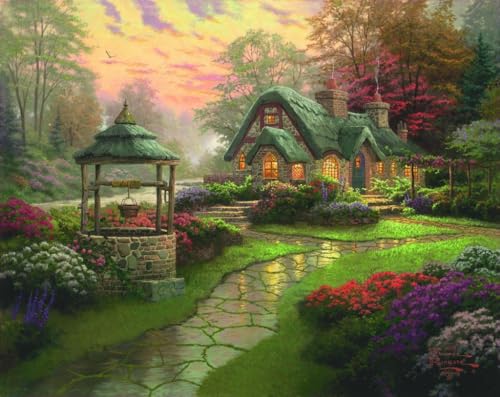 Schmidt - Classic 58463 - Jigsaw Puzzle - 1,000 Pieces - The House at the Well, 2. Scenic Settings, 1000 Teile, 69.3 x 49.3 cm - Image 4
