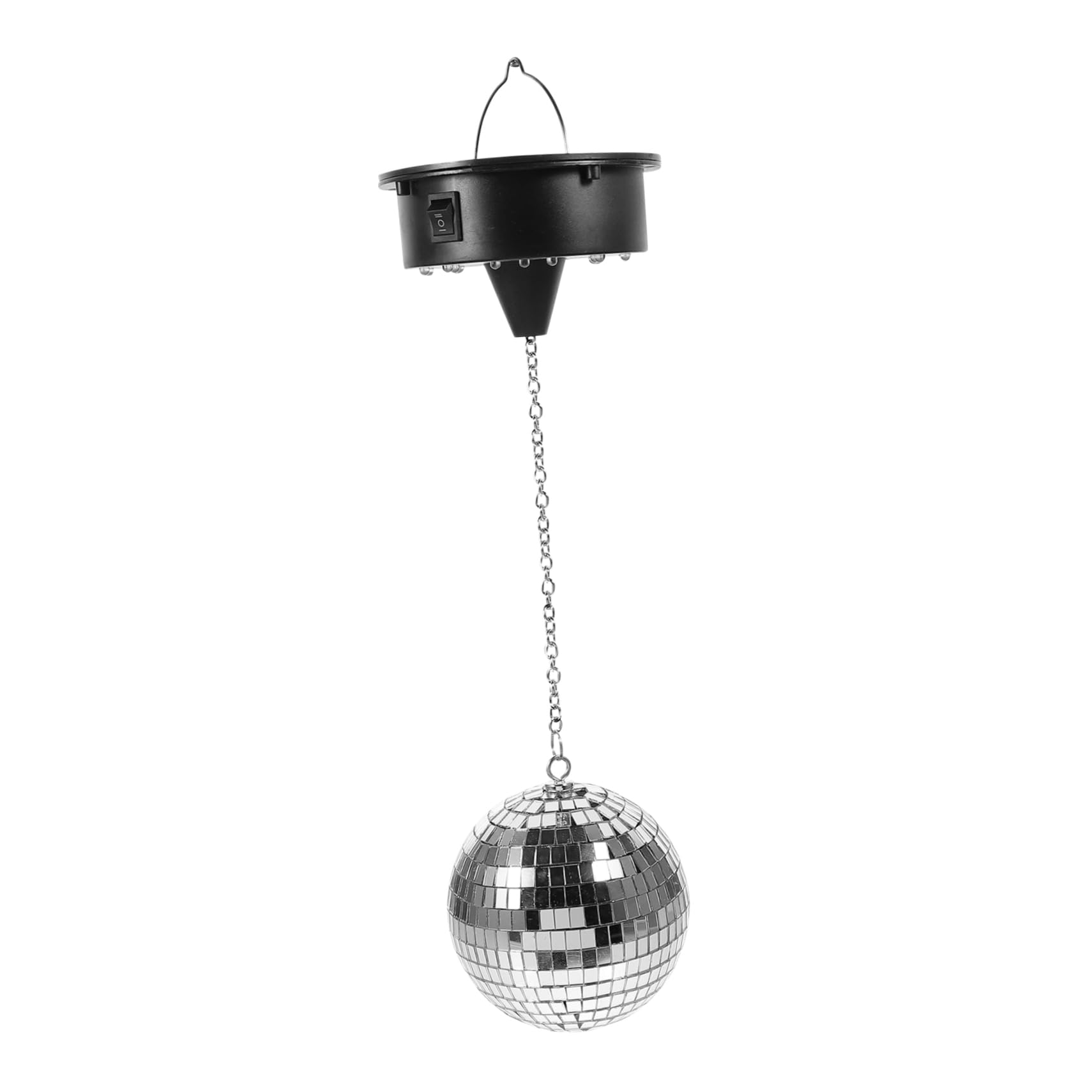 Angoily 12cm Mirror Disco Ball Motor Rotating for Parties Ceiling/Wall Decor Disco Ball Lights for Clubs