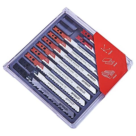 Amtech M1870 10 Piece Jigsaw Blade Set Cover
