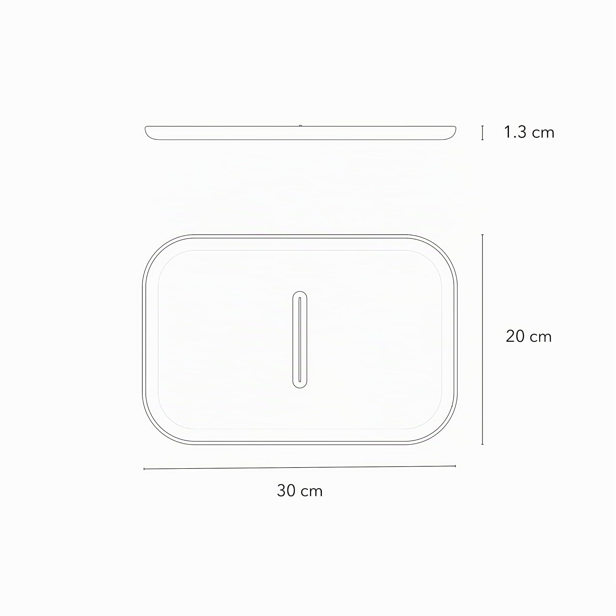 Bandeja Edc de Madera auténtica en Negro, Bandeja Valet, Organizador de cabecera, Catchall Edc Tray