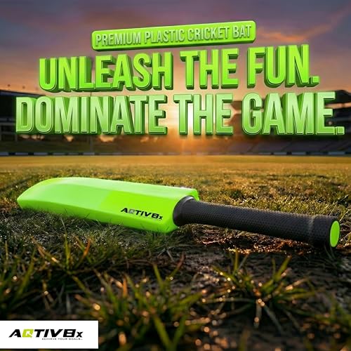 Image of Plastic Bat, Hard Plastic Cricket Bat, Tennis Cricket Bat, Turf Tennis Bat Lightweight