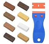 TXXATX Laminat Reparaturset 20 Farben Hartwachs Reparaturset Farbe Vinyl Reparaturset mit Schaber Holzwachs Reparatur für Bodenbeläge Möbel Holzwände Reparieren