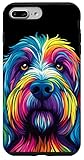 Photo Gallery custodia per iphone 7 plus/8 plus colorato bearded collie beardie face dog lover carino nero Photo Gallery custodia per iphone 7 plus/8 plus colorato bearded collie beardie face dog lover carino nero