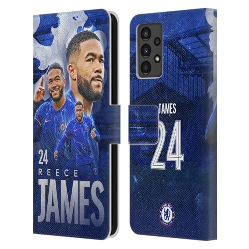 Étui Portefeuille Chelsea FC Reece James Galaxy A13 - Protégez Votre Écran des Rayures