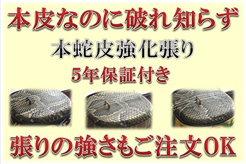 Amazon | 三線 沖縄三線セット 本皮 本蛇皮強化張り 初心者用フル