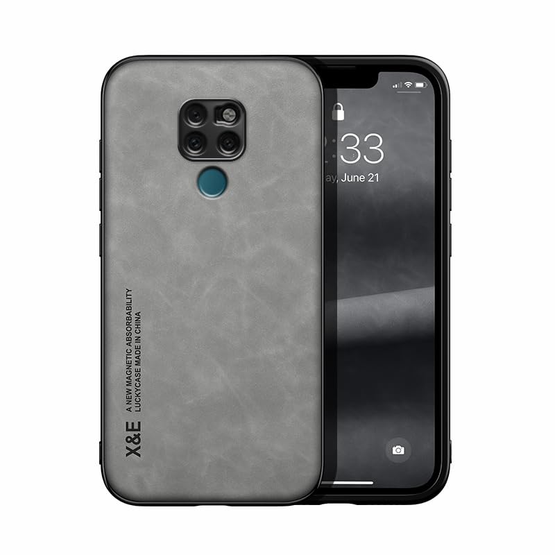 Jiajihua Compatible con Vivo S1 Pro 4G Funda,Atracción magnética en el Interior,Compatible con Vivo V15 Pro 4G Funda 2 en 1 Anti caídas Camera Protect Gray
