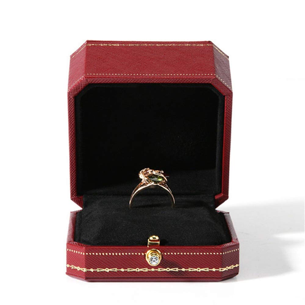 QiHaoHeji Travel Jewellery Case Necklace Shell Jewelry Box Earring Coin Pendants, Bracelets For Weddings, Engagements, Gifts Personalised Gifts for Her (Design : Ring jewelry box, Size : Free)