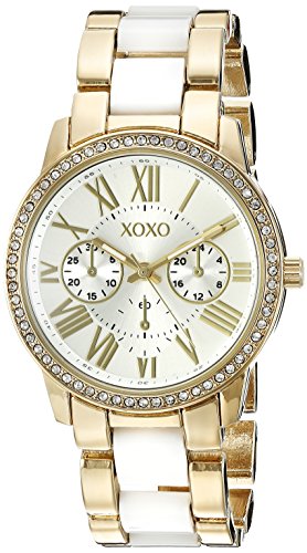 XOXO Women's XO5875 Analog Display Analog Quartz Two Tone Watch