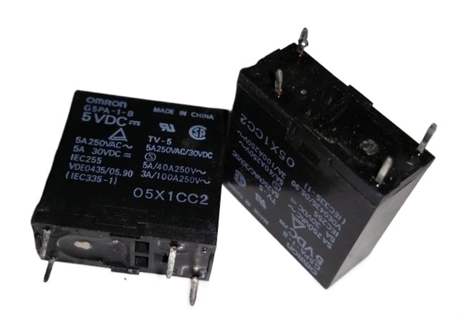 Aqhyebnsr One Color 1Pcs G5pa-1-8 5Vdc G5pa-1 G5pa-1-Ln Relay 4Pins(G5pa-1 5Vdc)