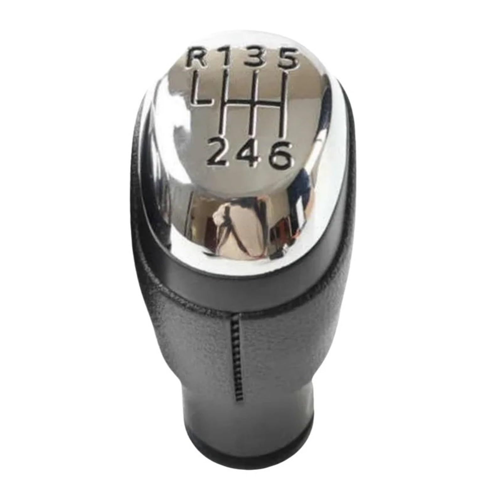 Mkgkacvcpt K0739 Chrome 6Speed For Clio 4 Mk4 Iv 2012-2020 Gear Shift Knob Style Chrome / Black / Matte