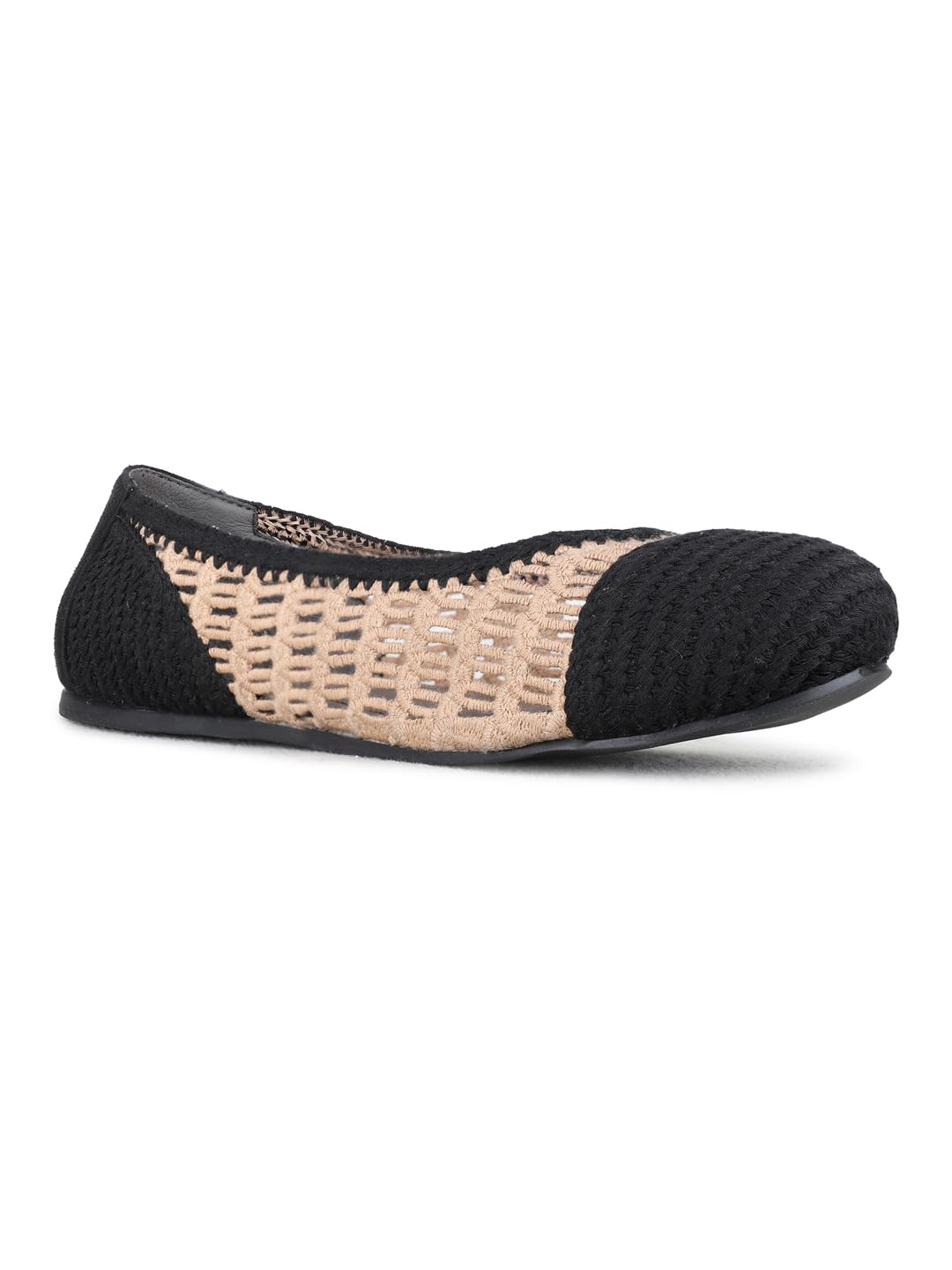 inc.5 Womens Black Casual Embellished Round Toe Ballerinas-picture-32