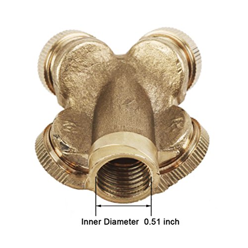 Buy 5 Pcs 4Hole Brass Misting Nozzles High Pressure Atomizing Misting