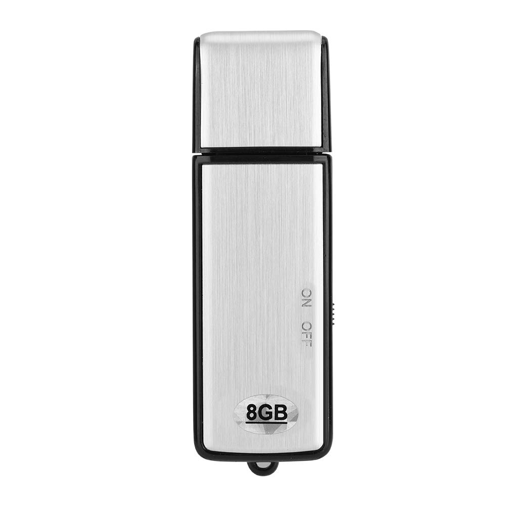 Mini Voice Recorder,8GB No Screen U Disk Recorder 20Hours Recording Digital Audio Recorder for Lecture, Meeting, Interview Recording etc