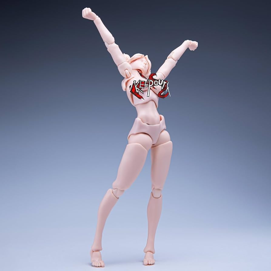 ROMANKEY COWL 1/12 girl body　WHITE 素体 Romankey × COWL Super Movable Female Body (White) 1/12 Scale