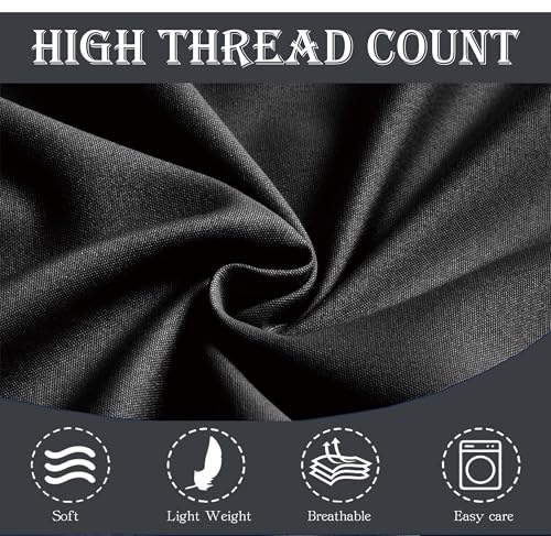 Image of Filymore Solid Dark Grey bedsheet 240 Tc Microfiber Solid Single Color Bedsheet /bedcover for Singlesize Bed with 1 Pillow Cover (Size :90X60 inchs, Single, Dark Gray)