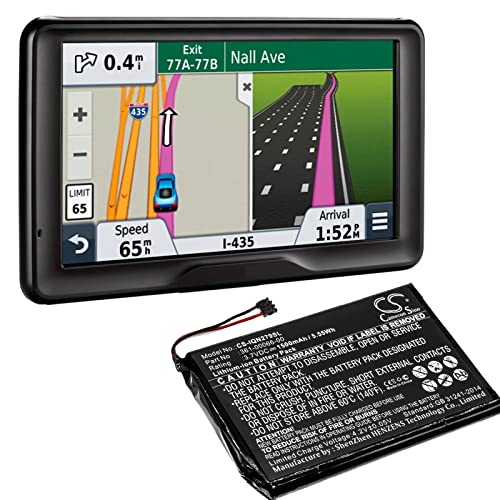 Cs Cameron Sino 3.7V 1500Mah Li-Ion Replacement Battery For Garmin 361-00066-00, Gps Navigator Battery Compatible With Garmin Nuvi 2797 Nuvi 2757 Nuvi 2757Lm Nuvi 2797Lmt Dezl 760Lmt Dezl 760Lmt-D #TOP16