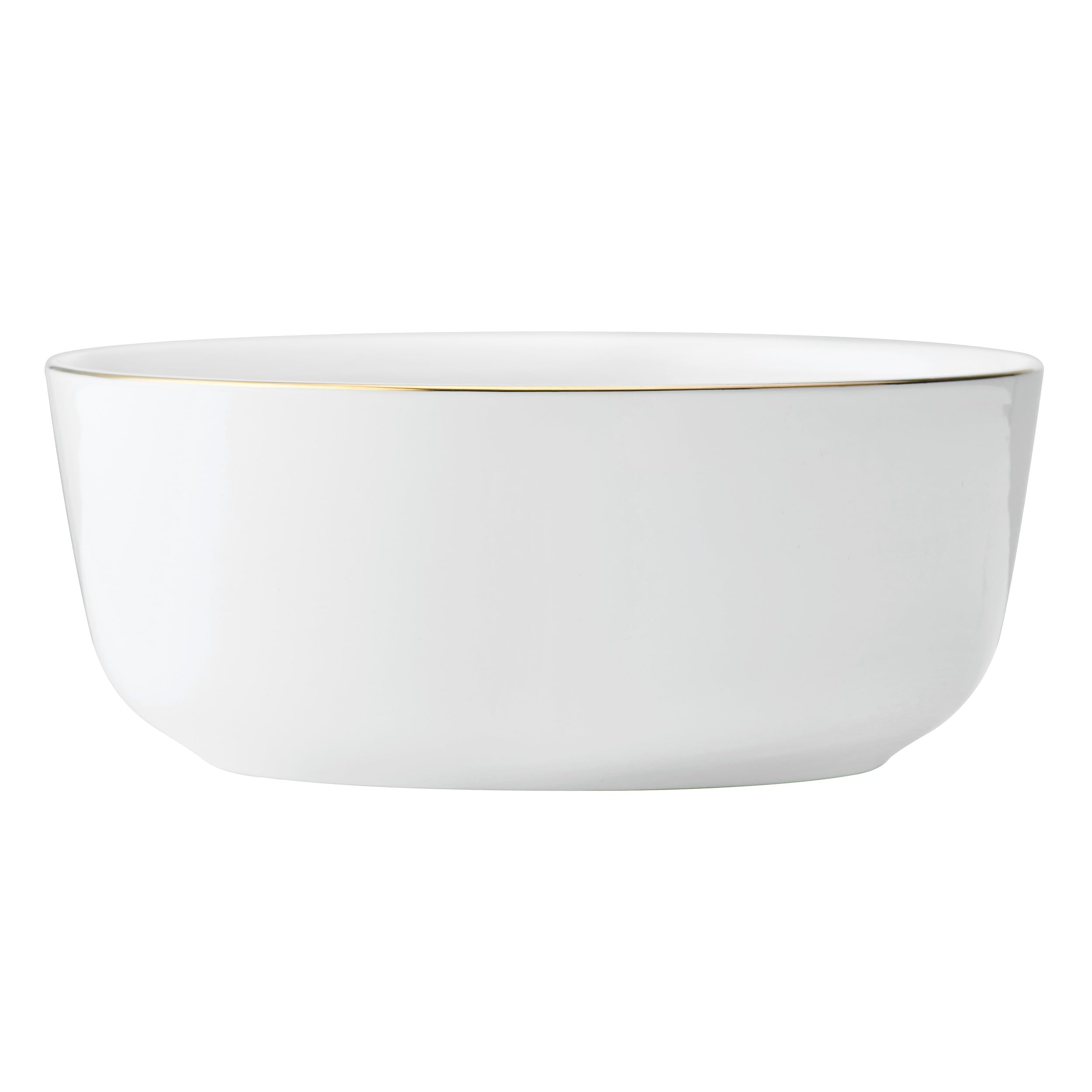 Mikasa Samantha Gold Bone China - Vajilla de 12 piezas, resistente a las astillas, para 4