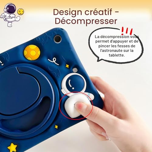 Coque Samsung Galaxy Tab A11 Plus avec béquille rotative durable et premium - 6