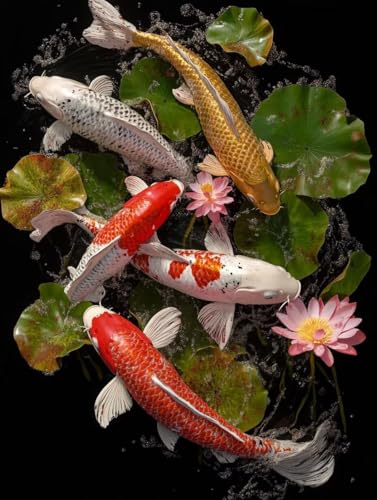 Diamond Painting Poisson 70x95cm | Broderie Diamant Grand Format