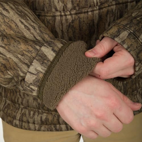 Drake Waterfowl Youths' Unisex LST Silencer Hunting Warm Anti-Pilling Hoodie w/Soft Combed Fleece Interior & Kangaroo Pouch4