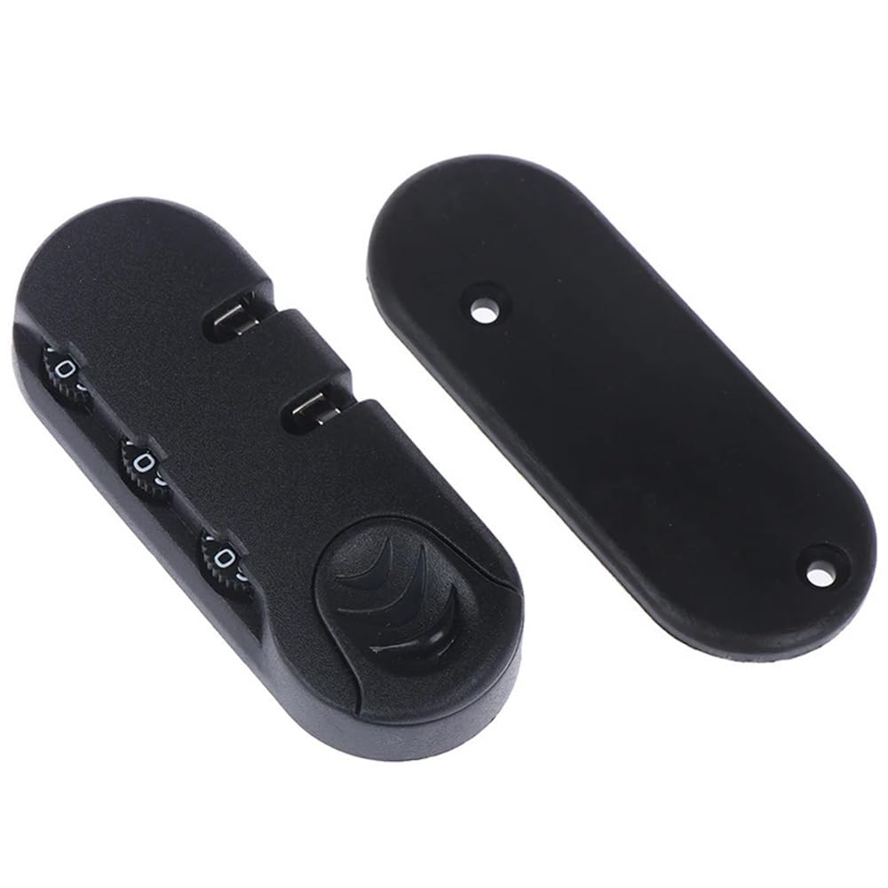 Clarture 2 Set Digit Combination Padlock - Travel Luggage Anti-Theft Code Lock for Suitcases and Bags