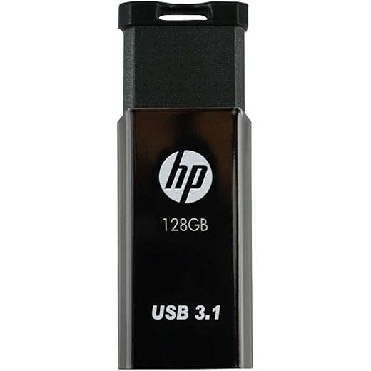 HP x770w 128GB USB 3.1 Pen Drive - Black