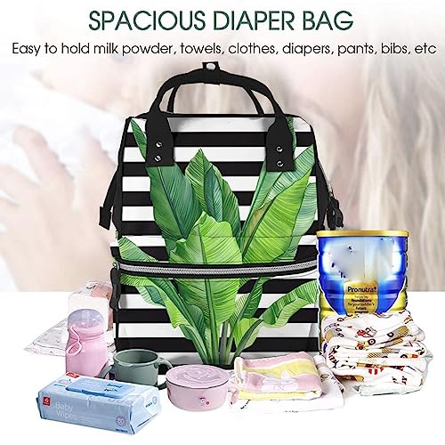 Sac à dos de grande capacité multifonction étanche noir pour bébé