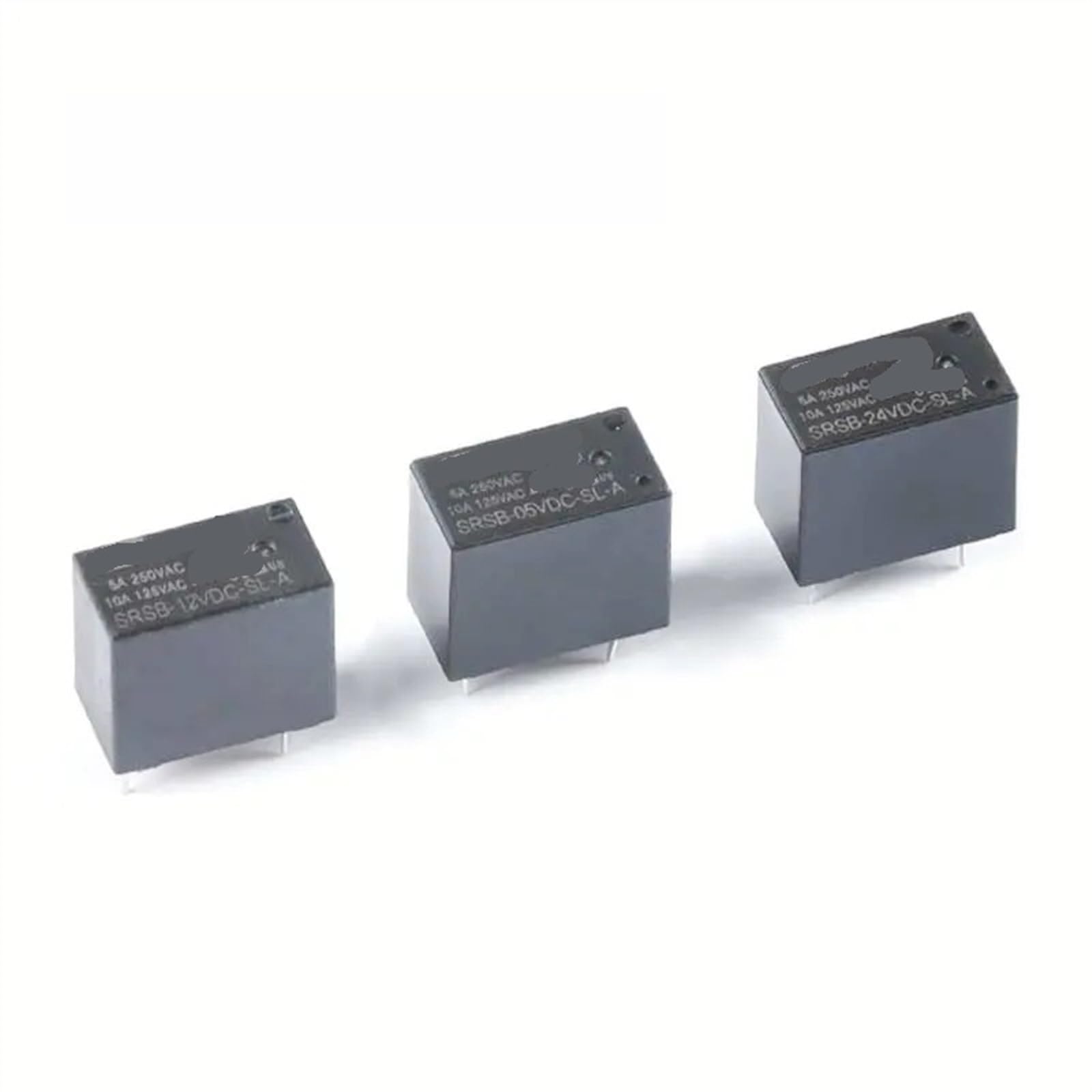 Relé SRSB-12VDC-SL-A micro relé de 4 pines 12V 5A componente para PCB lote de 5 piezas 4