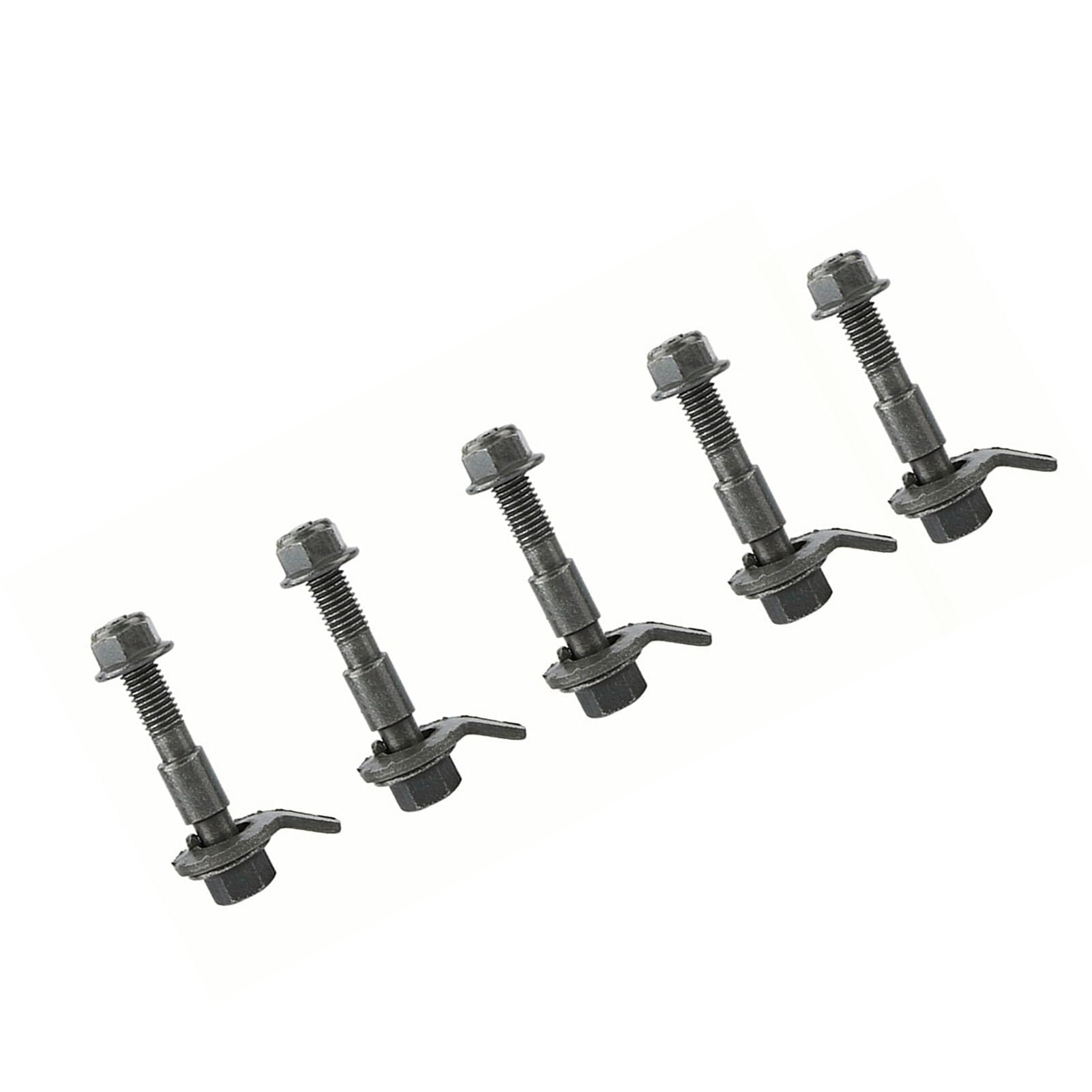Fydun Cam Bolt Camber Kit, 5 Piezas de 12mm, Ajustable, Mejora la Estabilidad, Elimina el Desgaste de Neumáticos, Color Verde Militar, Compatible con la Mayoría de Vehículos