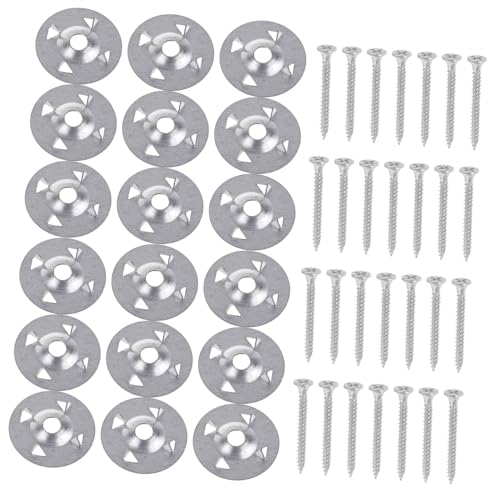Rondelles de rechange métalliques de 1-1/8 po durables pour fixations de panneaux