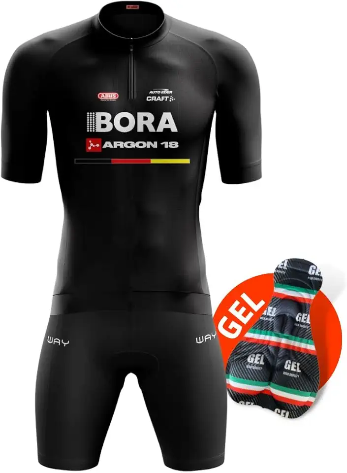 Conjunto de Ciclismo Masculino Camisa e Bermuda de Gel Vários Modelos