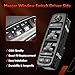 Master Power Window Switch Driver Side Front Left Door Control Button,Fits 2016–2022 Ram 1500 2500 3500,2011–2019 Dodge Charger,2011-2020 Chrysler 200 300, | Replaces 68139805AB,68139805AA,56046823AE