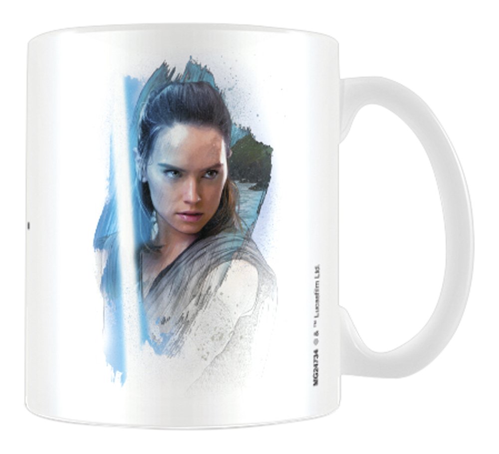Star Wars Multi-Colour Pyramid International The Last Jedi (Rey Brushstroke) Official Boxed Ceramic Coffee/Tea Mug, Paper, 11 X 11 X 1.3 Cm