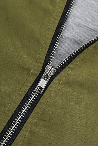 DJT - Hoody Giacca con Cappuccio - Donna Verde