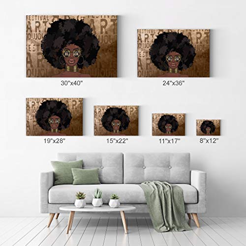 African American Wall Art, Black Art Wall Decor, African American Black Art, Black Girl Wall Art, Pop Art, African American Print, African Pictures, African Art Wall Decor, Canvas Prints-30X40_R #TOP6