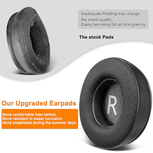 SOULWIT Almohadillas de repuesto para Plantronics (Poly) Rig 400(400Pro HC, 400HS, 400HX, 400HA), 500(500E, 500HD, 500HX, 500HS)/505(505HS)/515(515HD) Auriculares - Rig MF Black miniatura 5