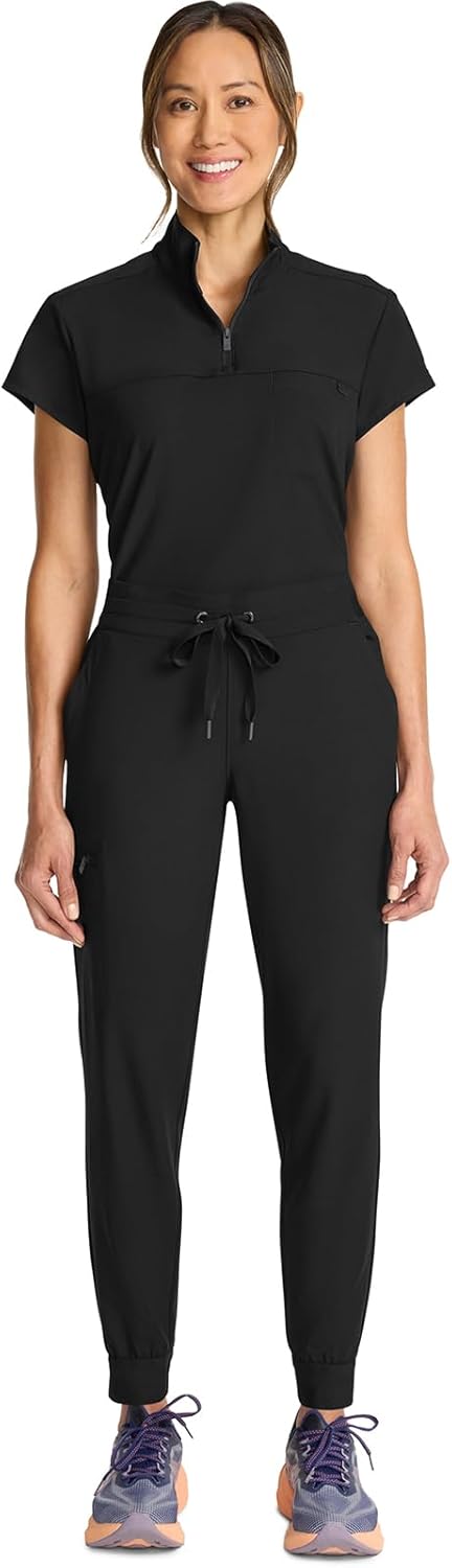 Healing Hands Joggers Scrub Pants for Women Mid-Rise Bottoms with Bekah Drawstring HH155 - Image 2
