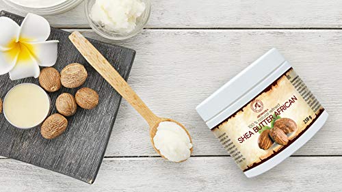 Shea boter 250g geraffineerd, 100% puur natuurlijke lichaamsboter - rijk aan mineralen & vitamines voor intensieve… - Image 5