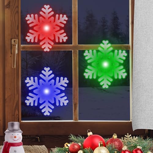 ArtCreativity Snowflakes Christmas Window Lights