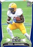 Israel Abanikanda Draft Blue Parallel Rookie Card Collectible Football Card - 2023 Leaf Draft Football Card #49 (Pittsburgh)