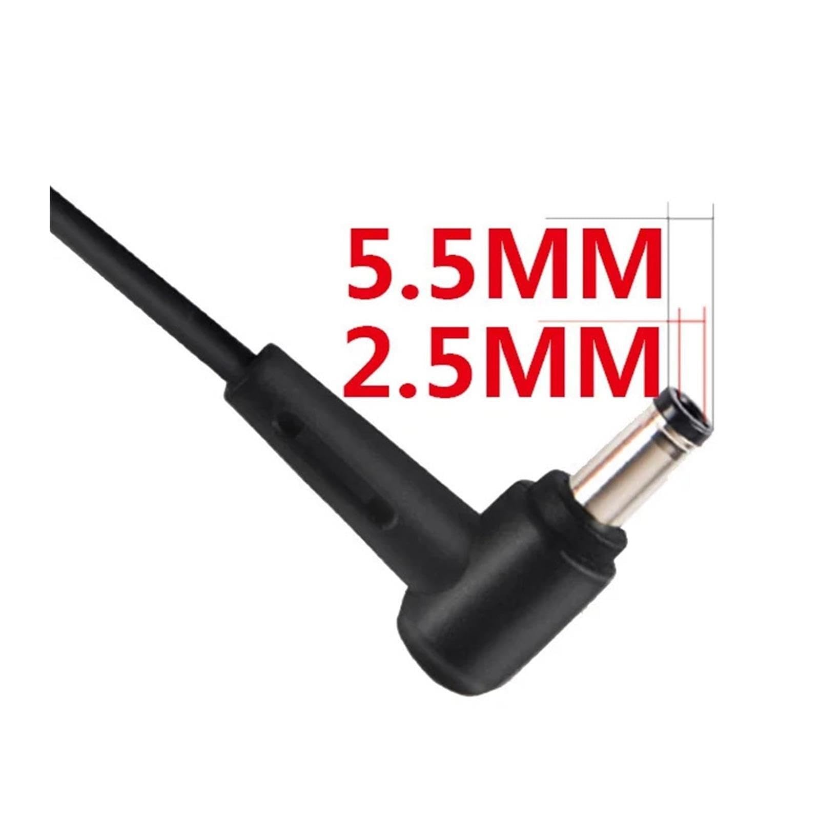Cargador De Vuelta De 19V 4.74A 90W 5,5 * 2,5 Mm, Compatible con ASUS, Compatible con Toshiba, Compatible con Lenovo, Adaptador A46C X43B A8J K52 U1 U3 S5 W3 W7 Z3(with EU Plug)