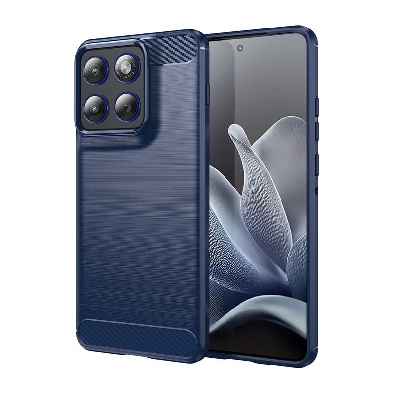 Image of Basic Case for Moto Edge 70 5G (Carbon Fibre Blue)