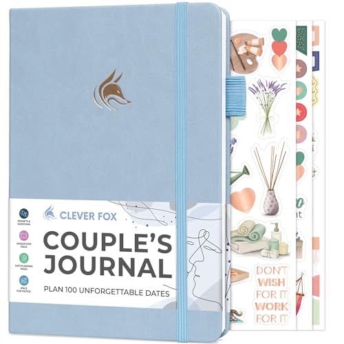 Clever Fox Couple’s Journal – Couples Date Night, Activity &