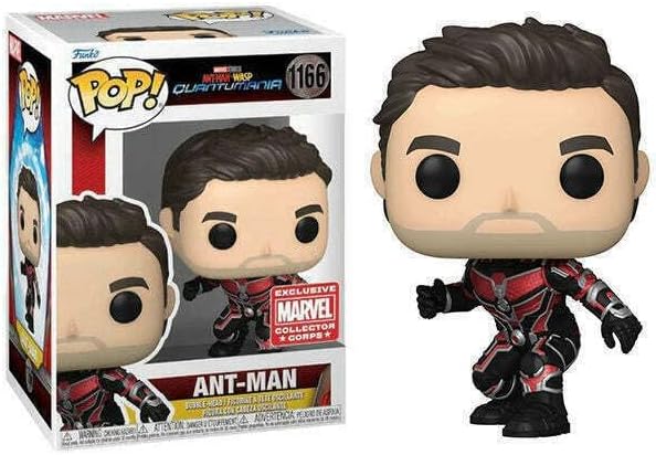 Funko POP! Ant-Man & The Wasp Quantumania Unmasked Ant-Man Marvel Collector Corps Exclusive - Image 4