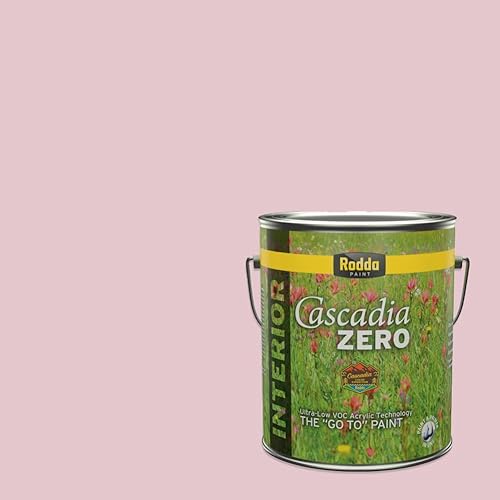 Vista 61 de Rodda Paint CASCADIA ZERO - Pintura satinada e imprimación para interiores en uno, 1 galón, Lady Flower Flor de señora