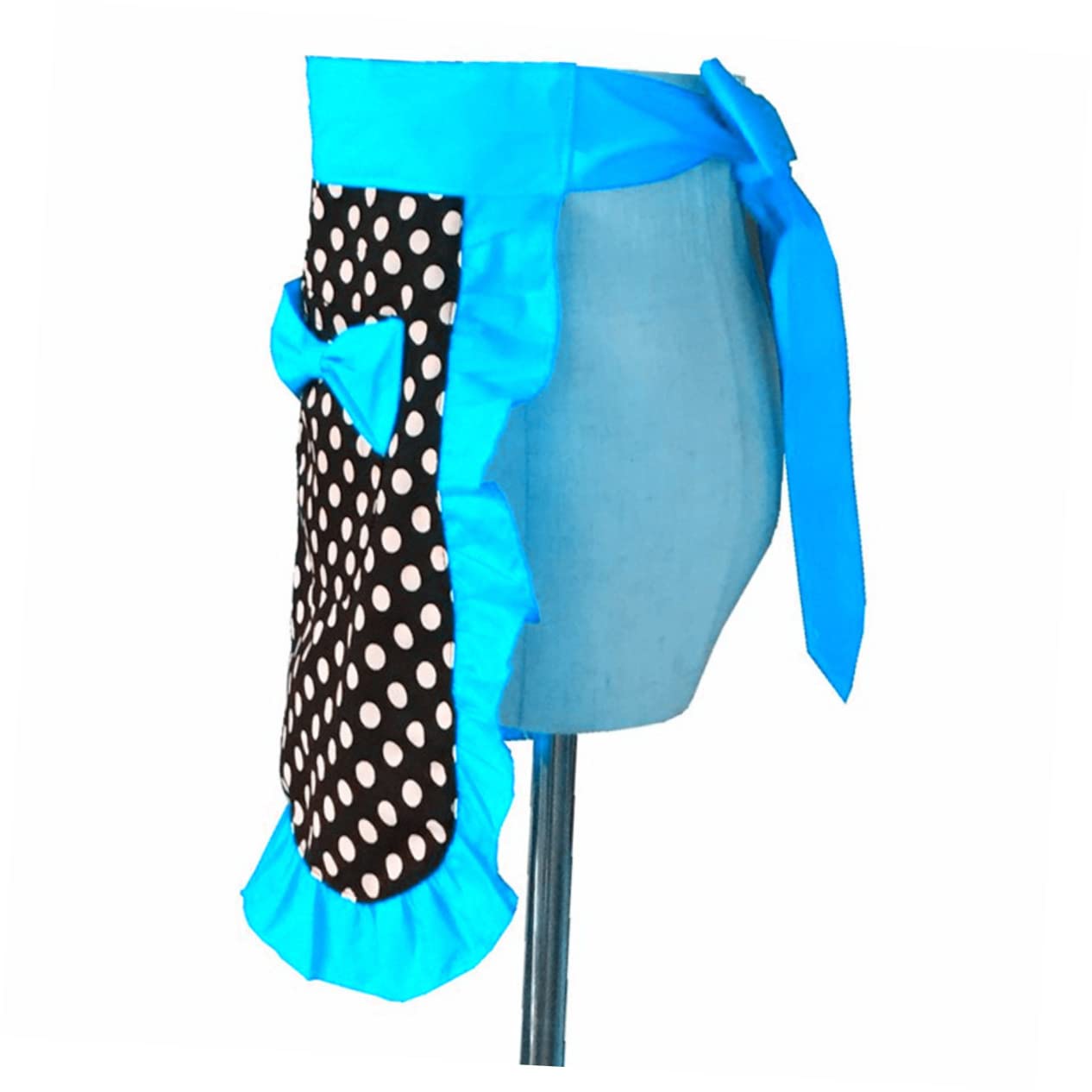 ABOOFAN 3 Pièces Femmes Demi Tablier Tablier De Cuisine Demi Pour Femmes En Coton s Pour Femmes Avec Poches Princesse s Ménage Point