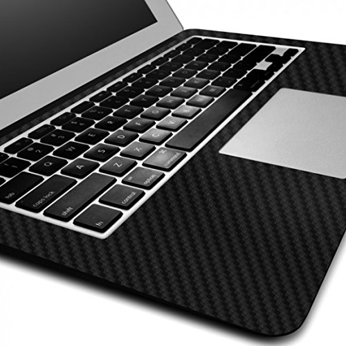 SKIN PREMIUM - ADESIVO FIBRA DE CARBONO MACBOOK AIR 13 (Preto)