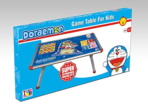 Image of Doraemon Multipurpose Game Table for Kids /Toy Table /Foldable Study Table /Laptop Support Table /Multicolor Toys (Color May Vary from Illustration)