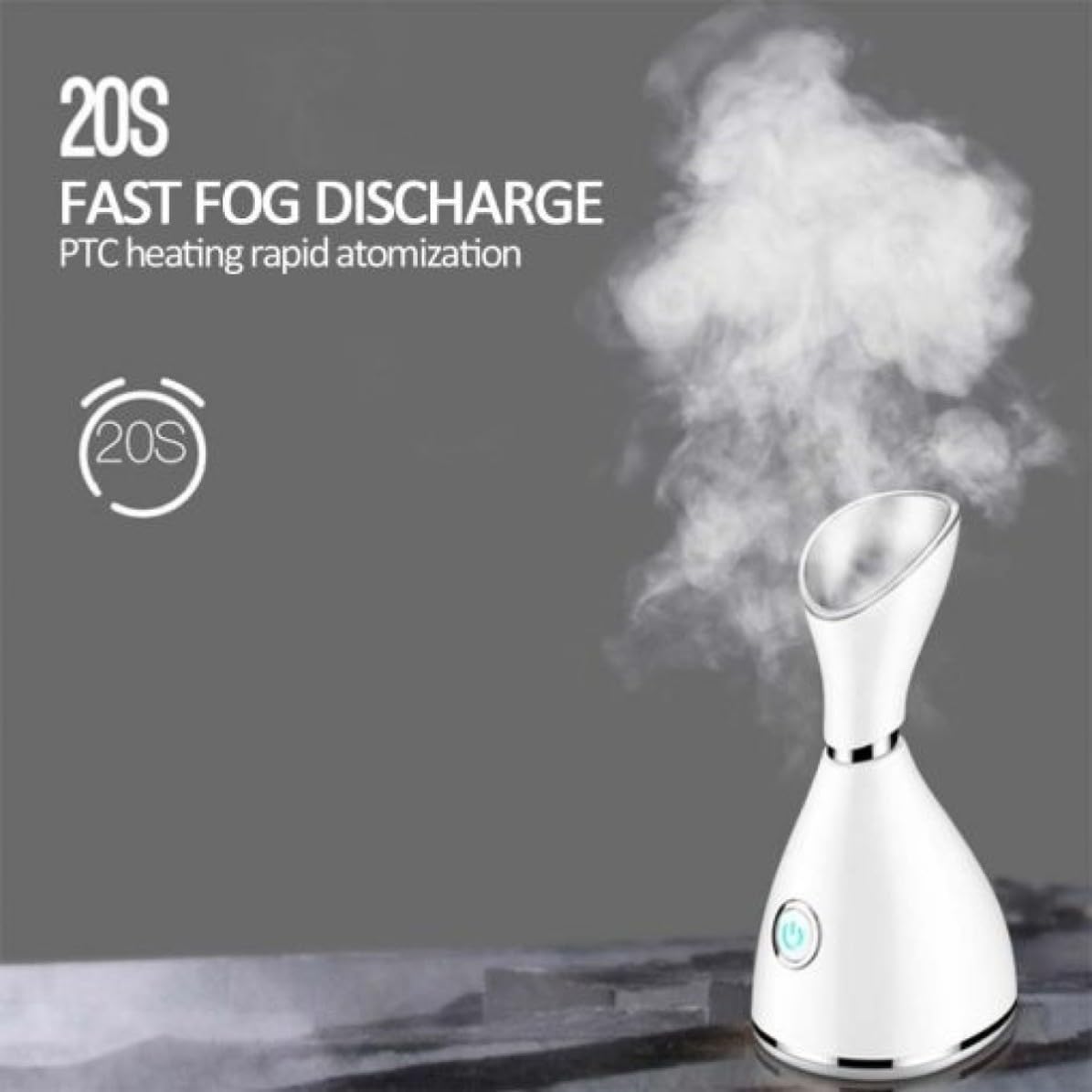 Beauty Steaming Face Instrument Ac110v White ABS Nano Steam