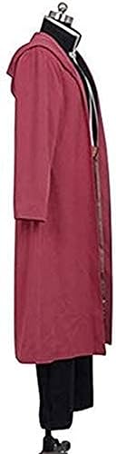 Miniatura 4 de Fullmetal Alchemist - Disfraz de Halloween de Edward Elric Cosplay rojo traje completo (hombre M)
